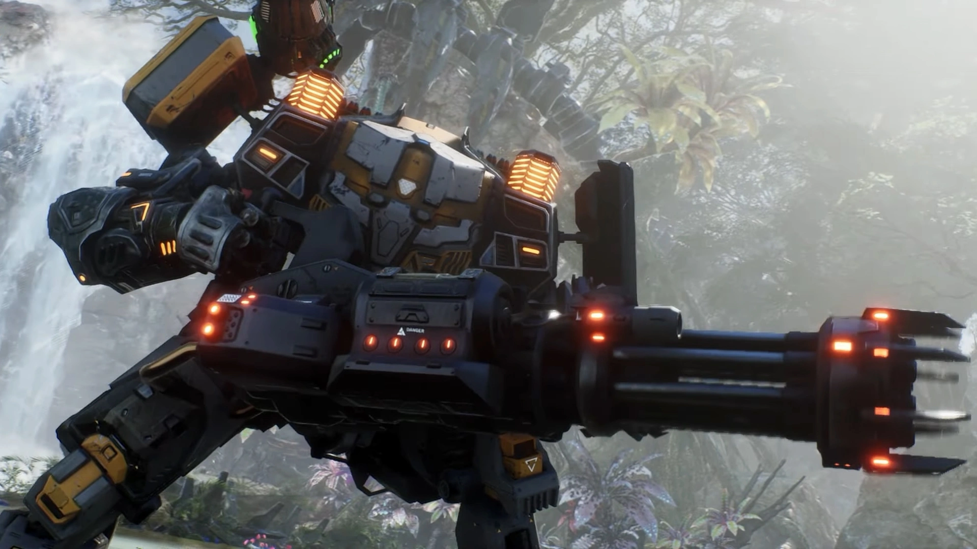 RF Online Next heavy mech with a weapon