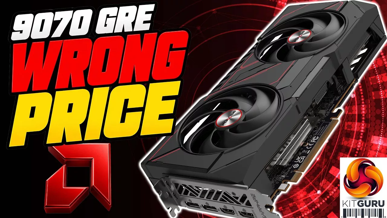 AMD Radeon RX 9070 GRE вышла глобально: $549, 12 ГБ GDDR6, конкурент RTX 5060 Ti