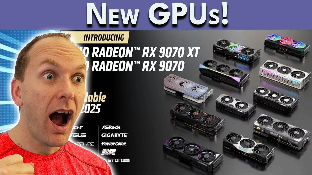 AMD готовит бюджетный Radeon RX 9050 на RDNA 4: 2048 ядер и 8 ГБ VRAM