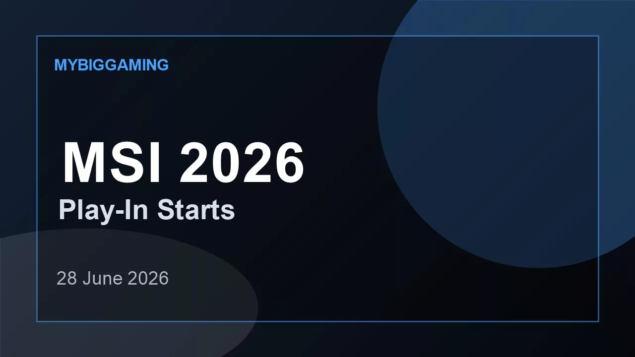 MSI 2026 стартует 28 июня: что важно знать зрителям