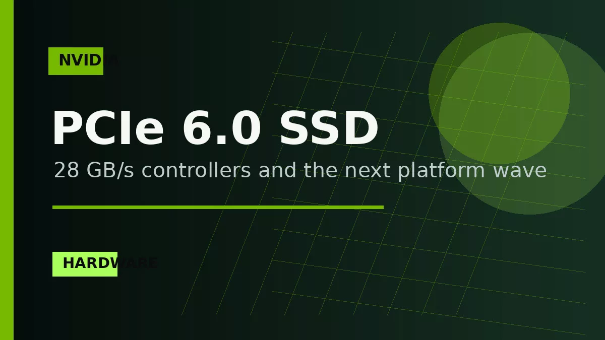 NVIDIA, PCIe 6.0, and 28 GB/s SSDs: What It Means for Gaming PCs