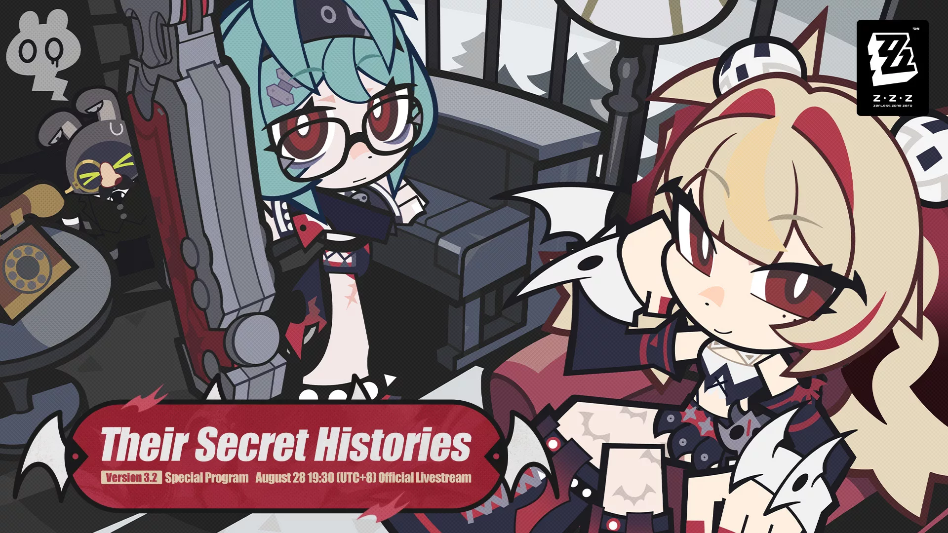 Zenless Zone Zero Version 3.2 'Their Secret Histories' Special Program Announced