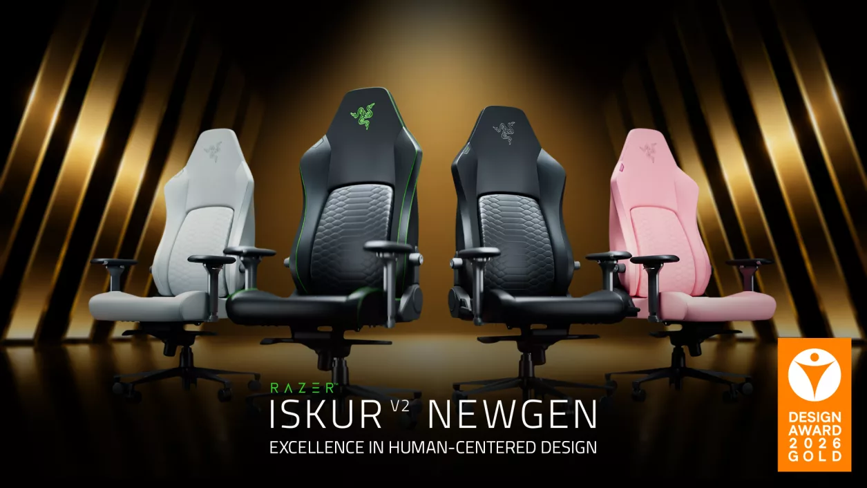 Razer Iskur V2 NewGen Wins Gold at Singapore’s Inaugural Human-Centered Design Award