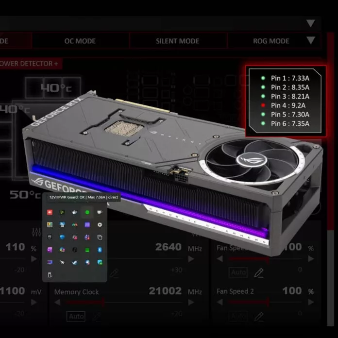 Владелец ASUS ROG Astral RTX 5090 создал утилиту для аварийного отключения ПК при перегреве кабеля 12V-2×6