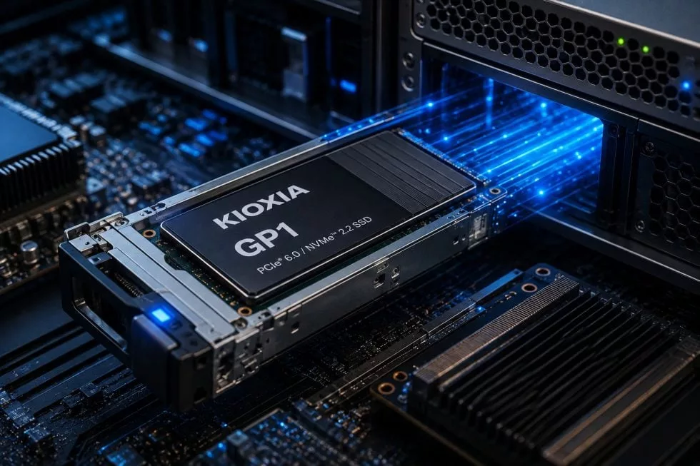 Kioxia GP1: SSD на PCIe 6.0 для расширения HBM в системах ИИ