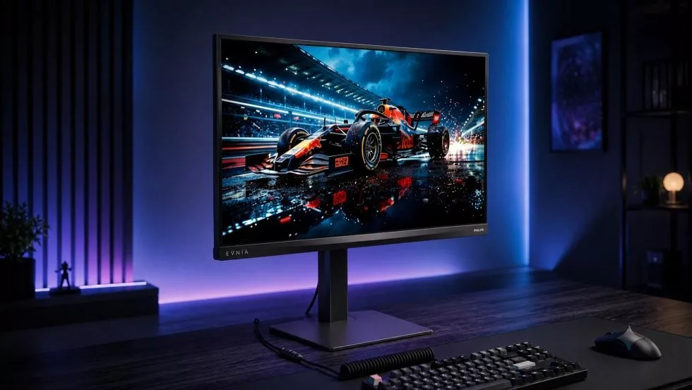 Philips Evnia M4: QHD Monitors Up to 425 Hz with New Circularly Polarized Backlight
