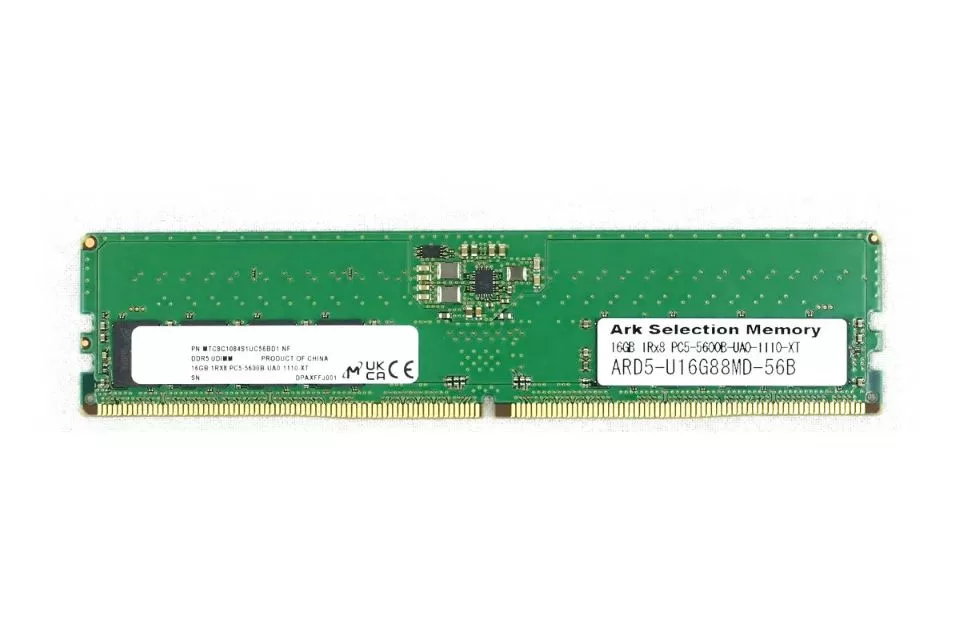 Ark Selection Memory launches DDR5 lineup: DIMMs and Intel Core Ultra-ready CSODIMMs from 8GB to 32GB