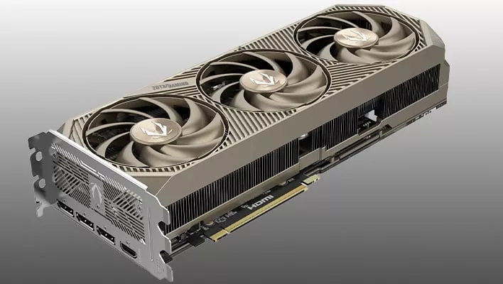 ZOTAC отмечает 20 лет выпуском RTX 5080 в титановом исполнении