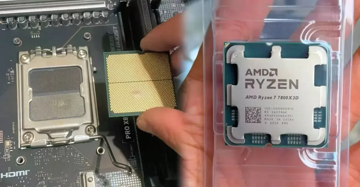 AMD Ryzen 7 7800X3D снова вздулся на обновлённой материнской плате AM5