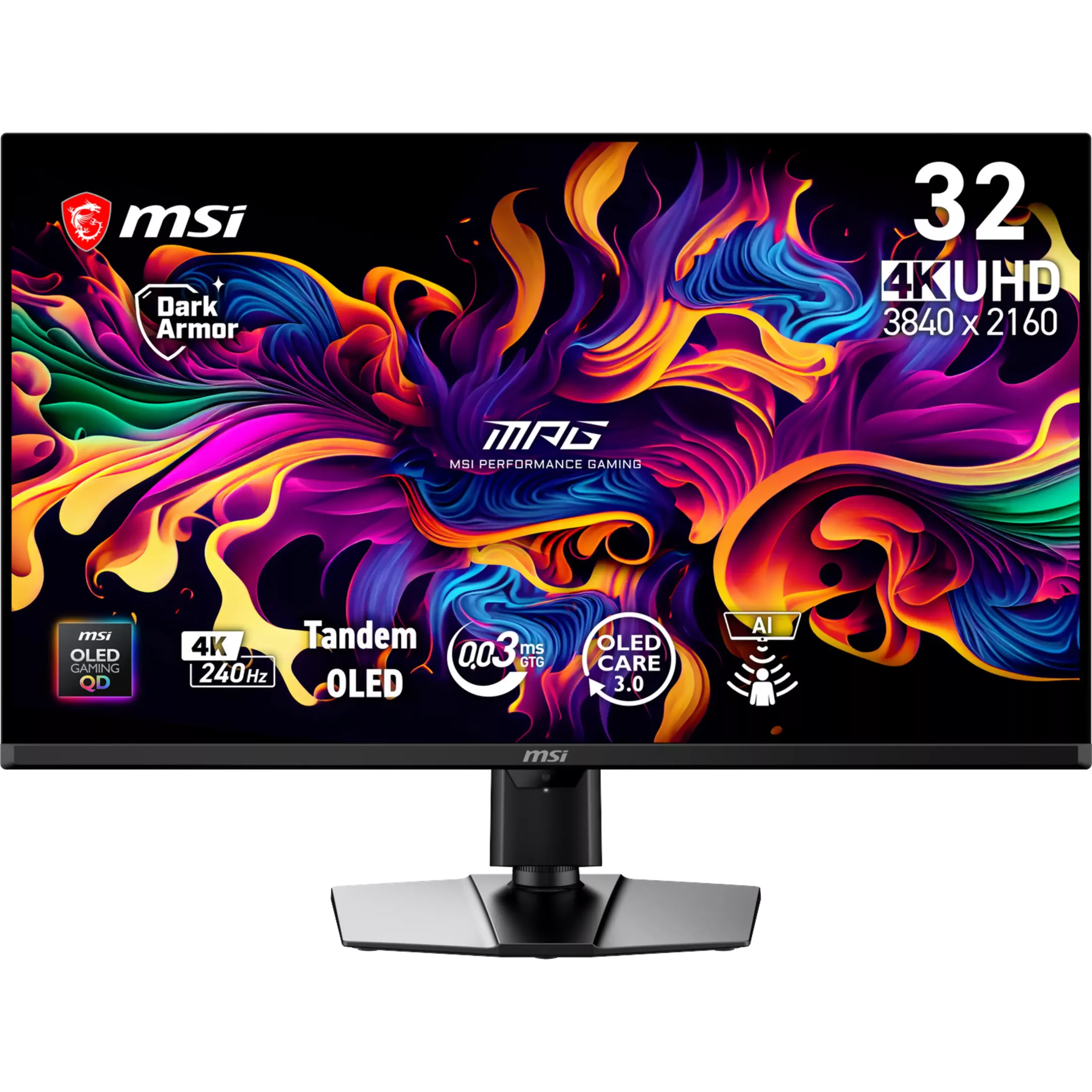 MSI MPG 322UR X24: New 32-inch QD-OLED Monitor with 4K Resolution and 240Hz Refresh Rate