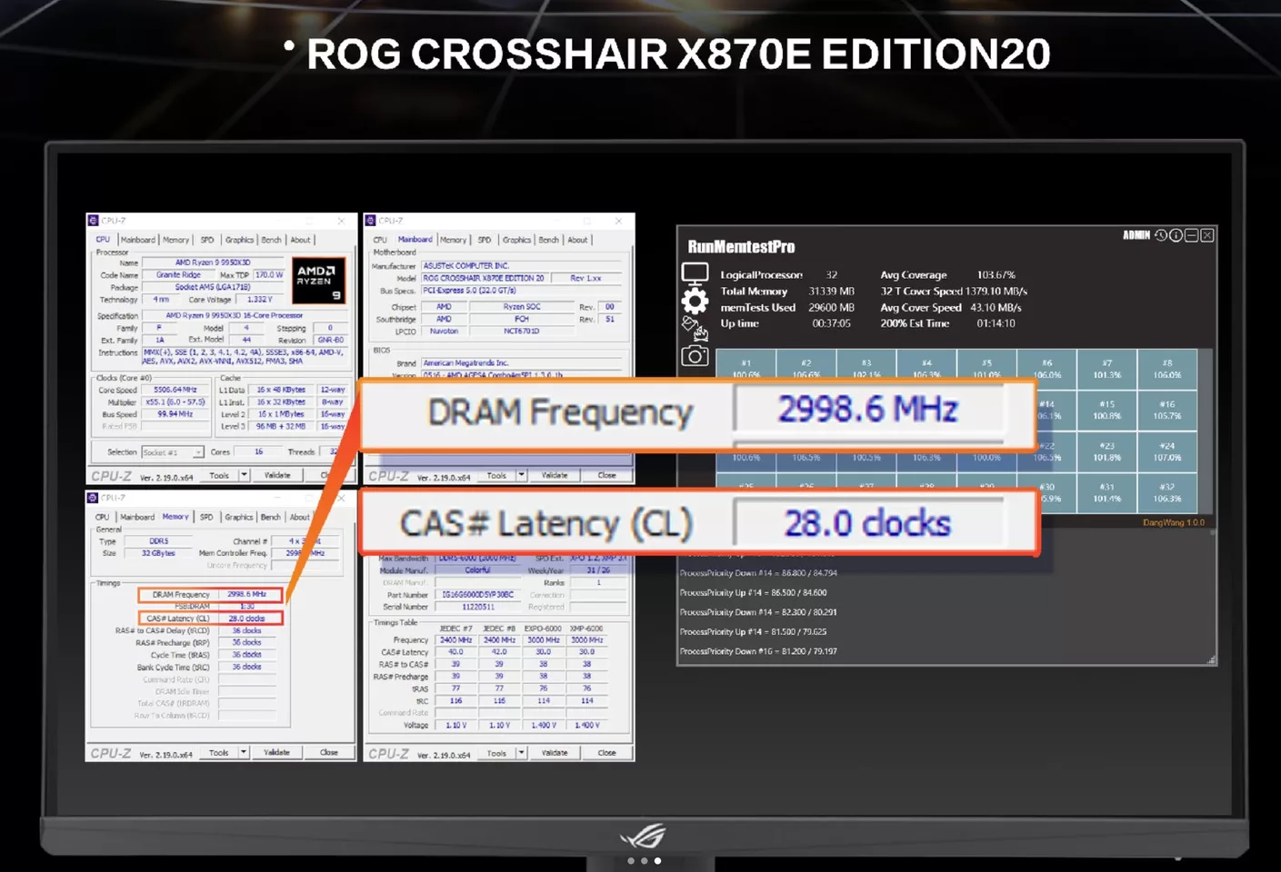 CXMT: DDR5-память на AMD-платформах достигла частоты 9000 MT/s