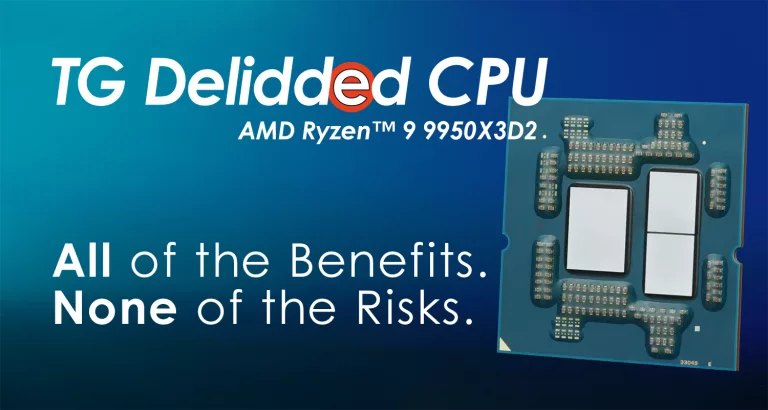 Thermal Grizzly предлагает Ryzen 9 9950X3D2 с снятым теплораспределителем и собственной гарантией