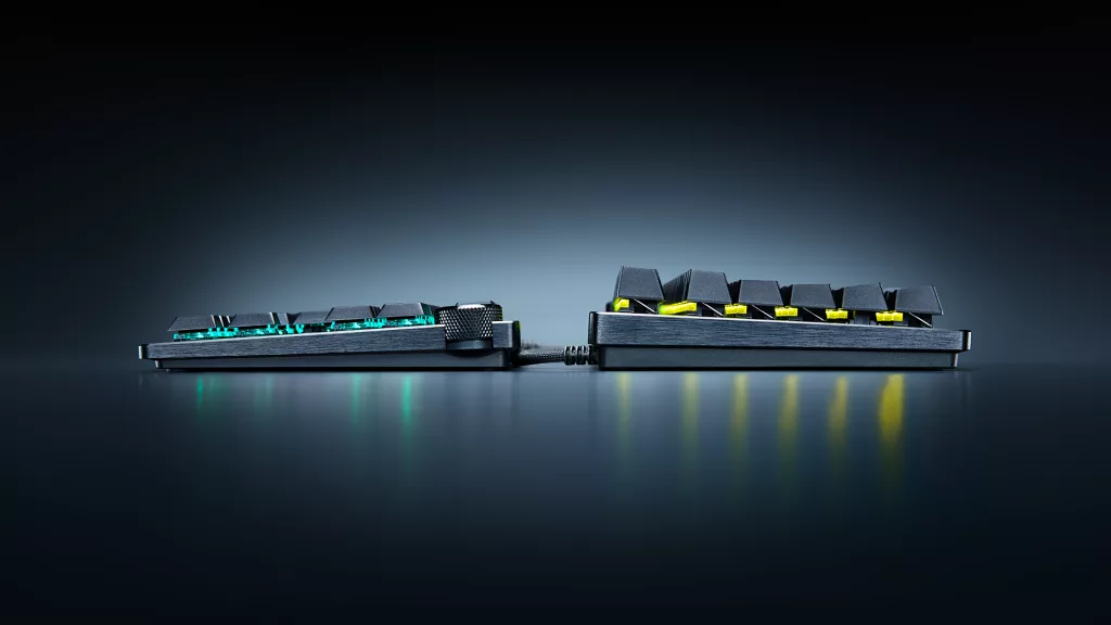 Razer представила Huntsman V3 Pro Low-profile Tenkeyless 8KHz: первый низкопрофильный аналоговый оптический клавиатур для киберспорта