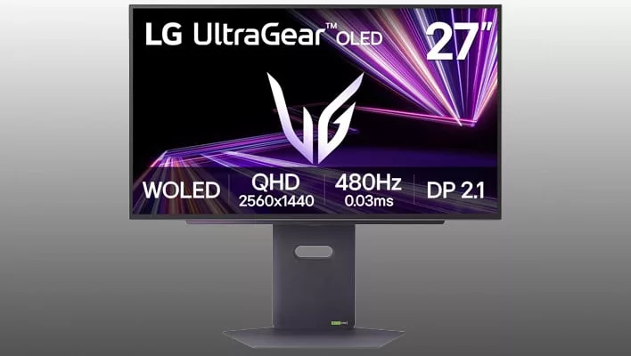 LG UltraGear 27GX790A-B на скидке 50%: 480 Гц OLED монитор за $499