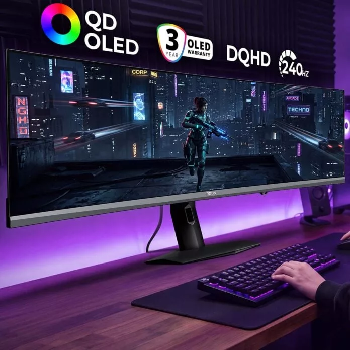 AOC Unveils Massive 49in QD-OLED Monitor at Gamescom