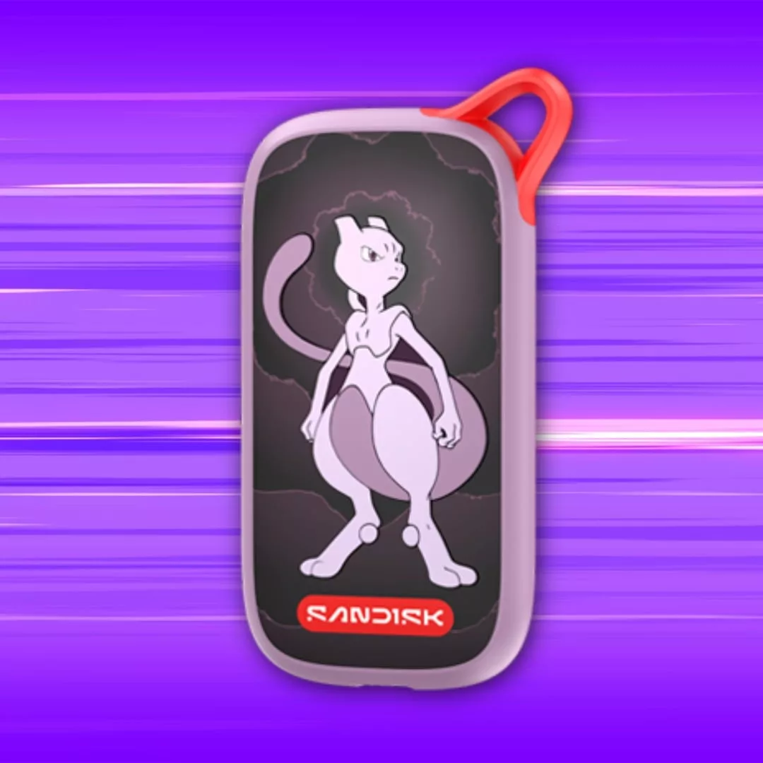 SanDisk выпустила тематические SSD Pokémon с Mewtwo и Mew