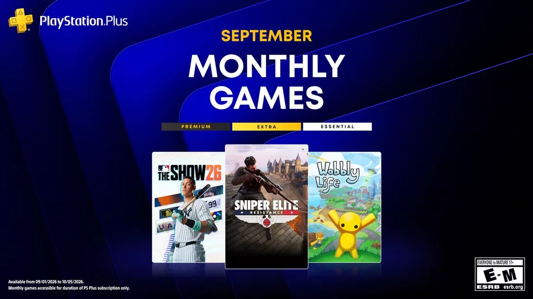Игры PlayStation Plus на сентябрь: Sniper Elite: Resistance, MLB The Show 26, Wobbly Life и Chained Echoes