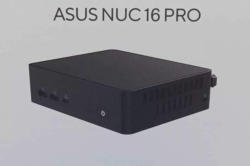 ASUS NUC 16 Pro Gets Core Ultra X9/X7 Models with 32GB Onboard Memory