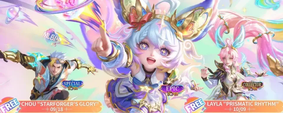 Nana «Stardust Dreamer» станет бесплатной к 10-летию Mobile Legends