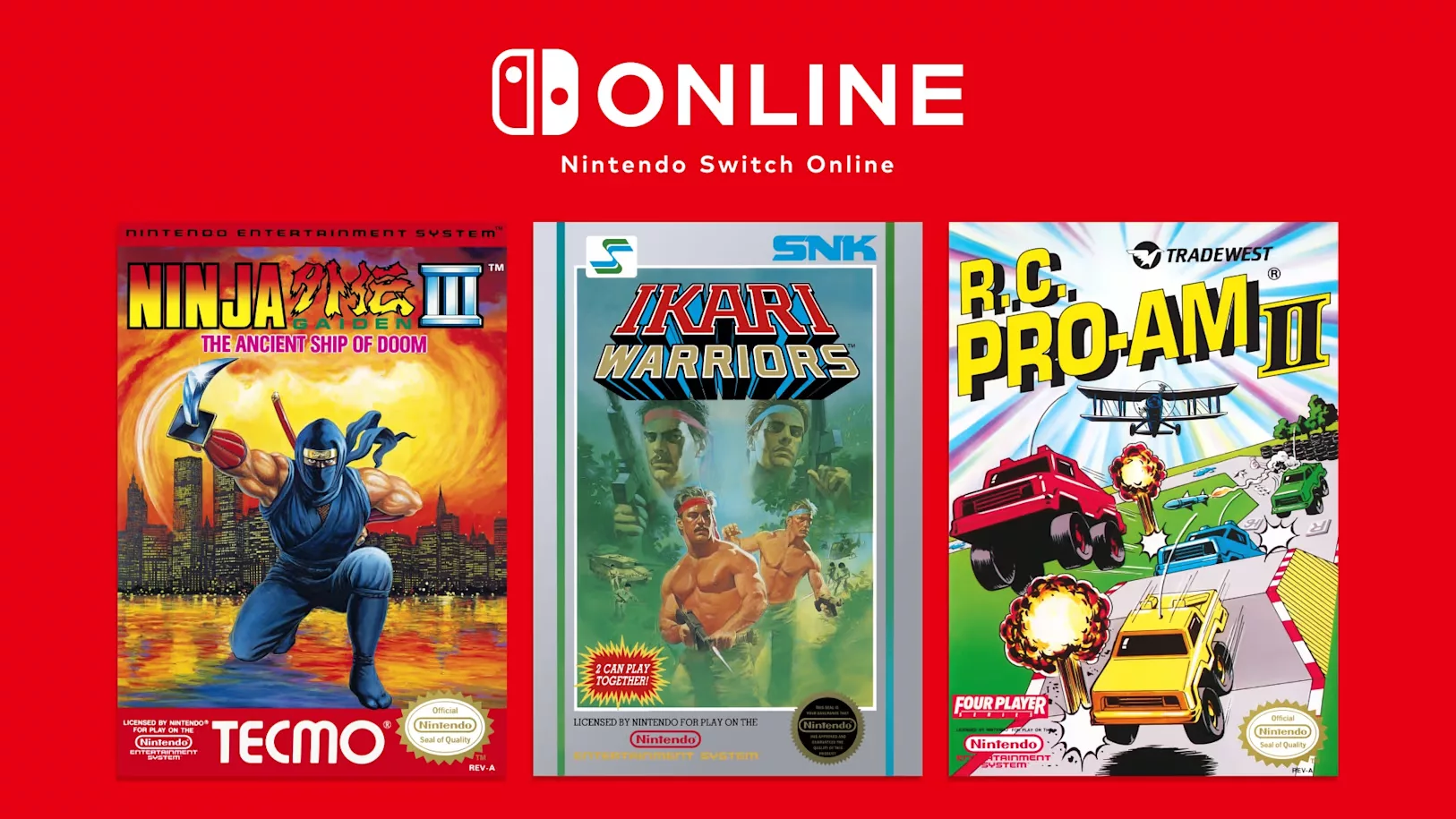 Nintendo Switch Online adds three new NES classics
