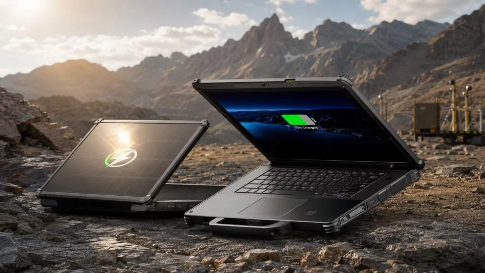 Oukitel RG14-P: Rugged Laptop with Solar Charging