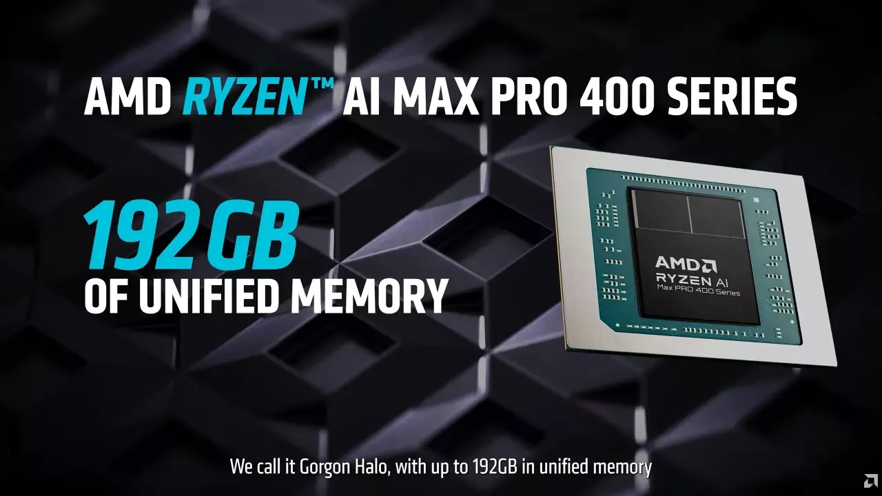 Мини-ПК на Ryzen AI Max+ PRO 495 с 192 ГБ памяти за $8000