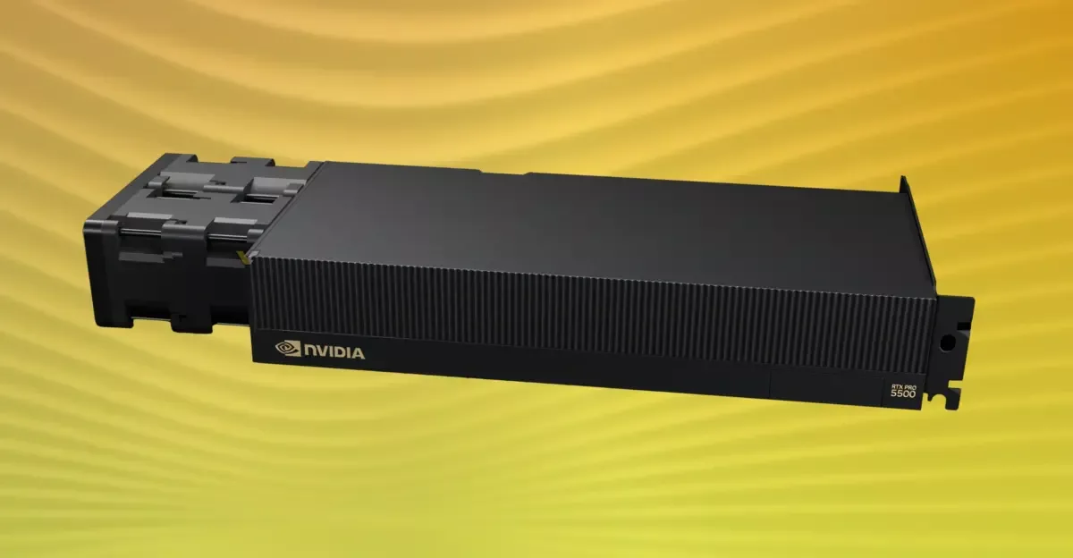NVIDIA представила RTX PRO 5500 Blackwell: 84 ГБ GDDR7 и лимит 600 Вт