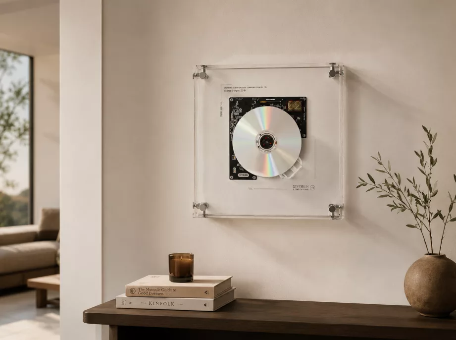 Прозрачный настенный CD-плеер Syitren RM1 собрал более $540 тыс. на Kickstarter