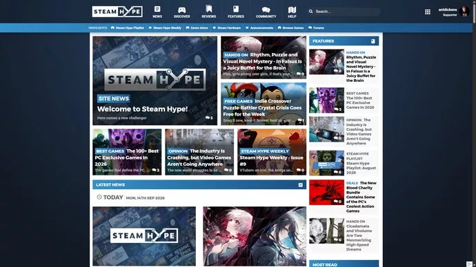 Издатель Nintendo Life запускает Steam Hype — новый проект о PC-играх