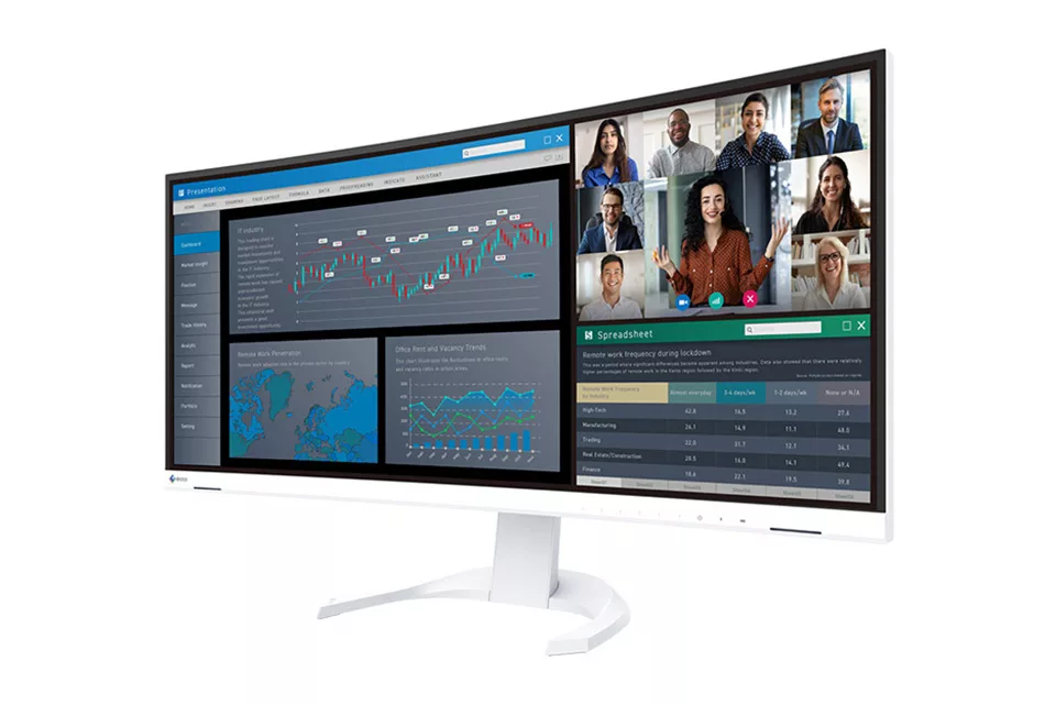 EIZO представила FlexScan EV3451X: 34-дюймовый изогнутый монитор с 7-летней гарантией