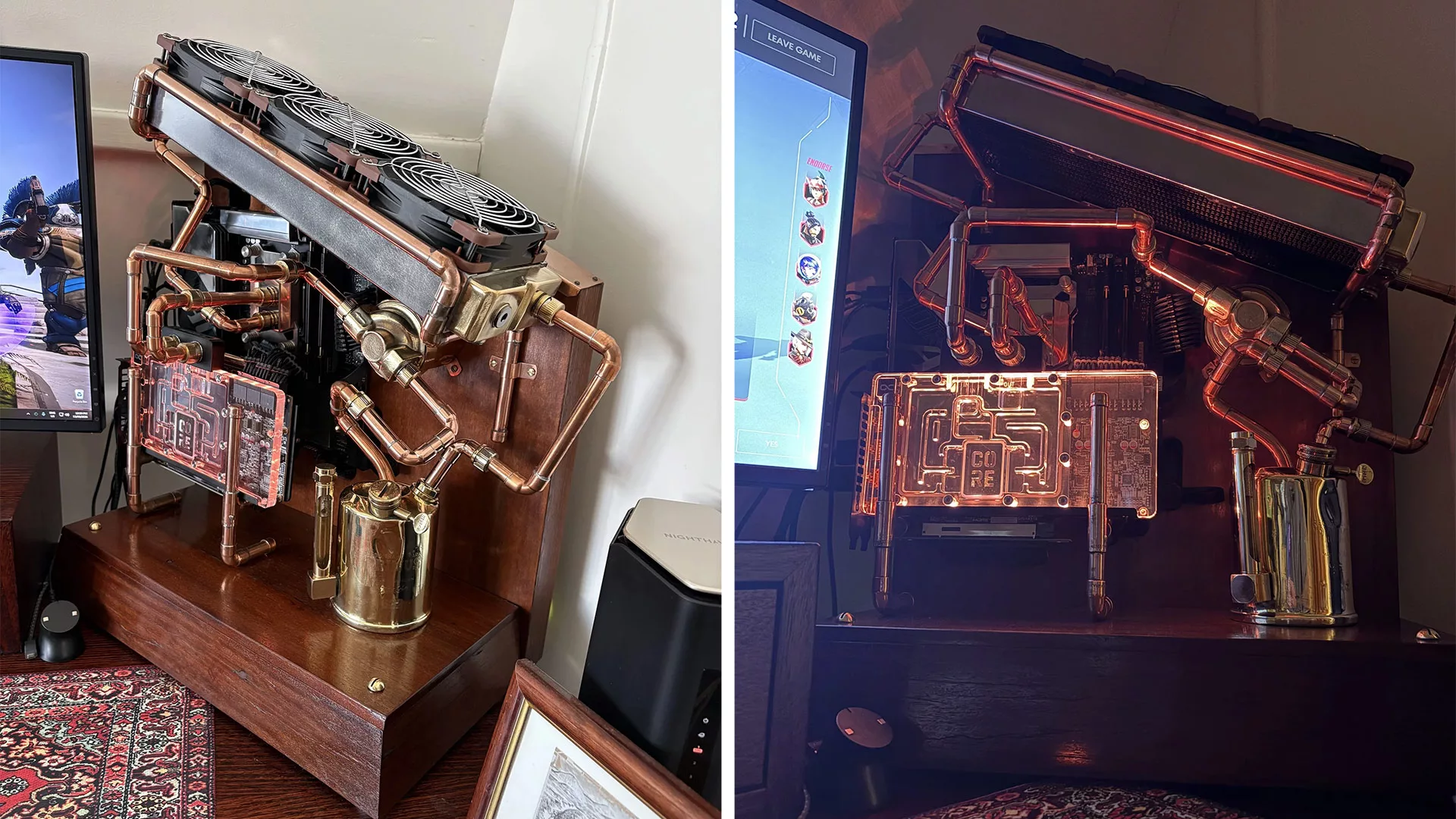 Steampunk-сборка на базе Ryzen 7 9800X3D и RX 9070 XT
