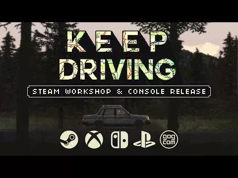 RPG про дорожные приключения Keep Driving получит моды через Steam Workshop