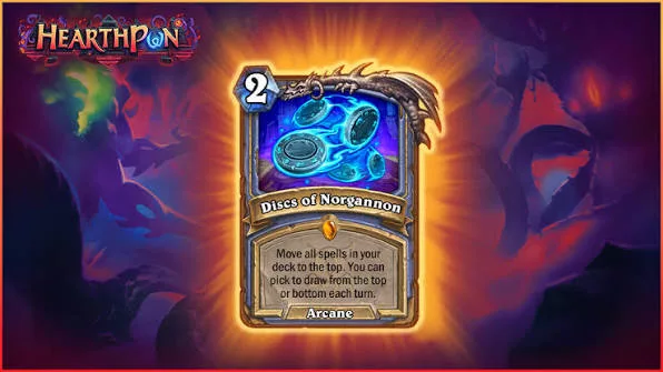 Новое легендарное заклинание в Hearthstone: «Диск Норганнона»