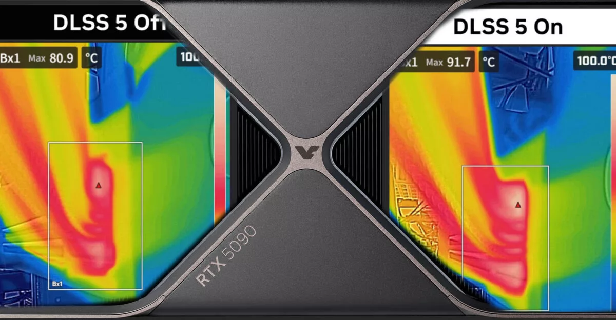 Разгон температур: разъем 12V-2x6 на RTX 5090 нагревается до 91.7°C при использовании DLSS 5