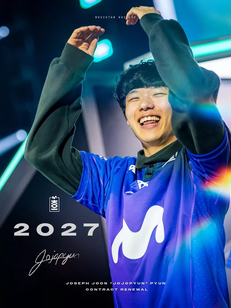 Joseph "JoJoPyeon" Jun переподписал контракт с M8COY до 2027 года