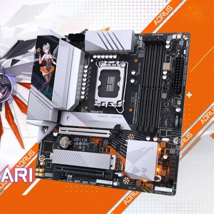 Gigabyte возвращает DDR4: новая материнская плата в стиле аниме