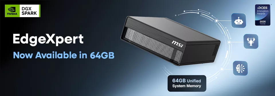 MSI EdgeXpert 64GB на базе платформы GB10 для локальных ИИ-агентов