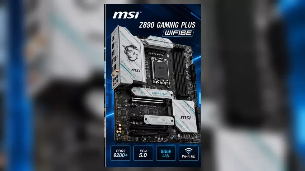 MSI Z890 Gaming Plus WiFi 6E: DDR5-9200 и 5GbE для LGA1851