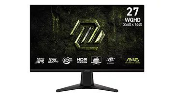 MSI анонсировала игровой монитор MAG 275QF E20 с панелью RAPID IPS