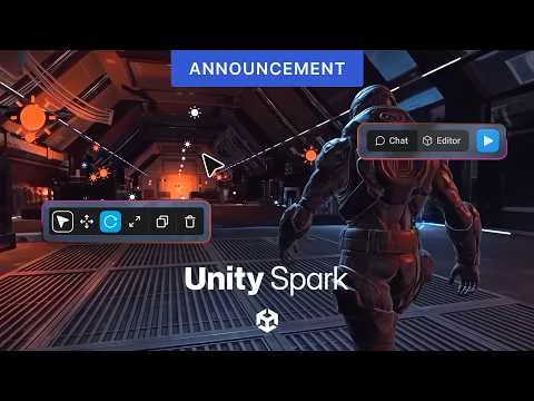 Unity анонсировала Unity Spark — браузерную ИИ-платформу для создания игр