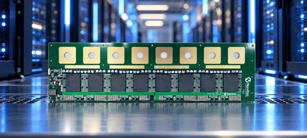 От 800 В до 6 В: Microchip и Navitas разрабатывают GaN-решение для ИИ-серверов