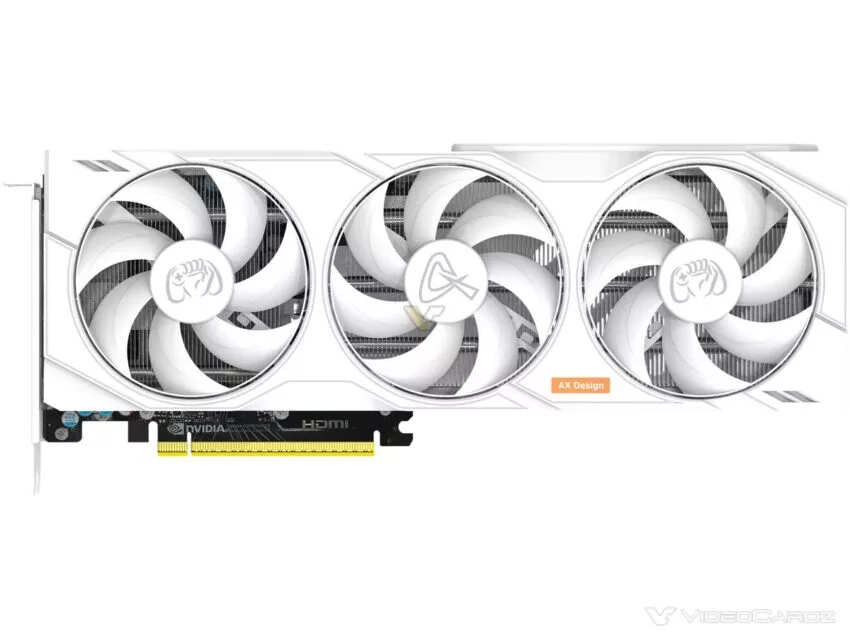 AX GAMING представила RTX 5060 Ti X3W PRO: тонкий корпус и три вентилятора