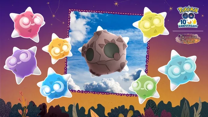 Расписание «Метеорных дождей» Minior в Pokémon GO
