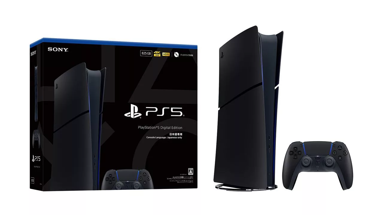 Предзаказ Midnight Black для PS5 Digital Edition в Японии