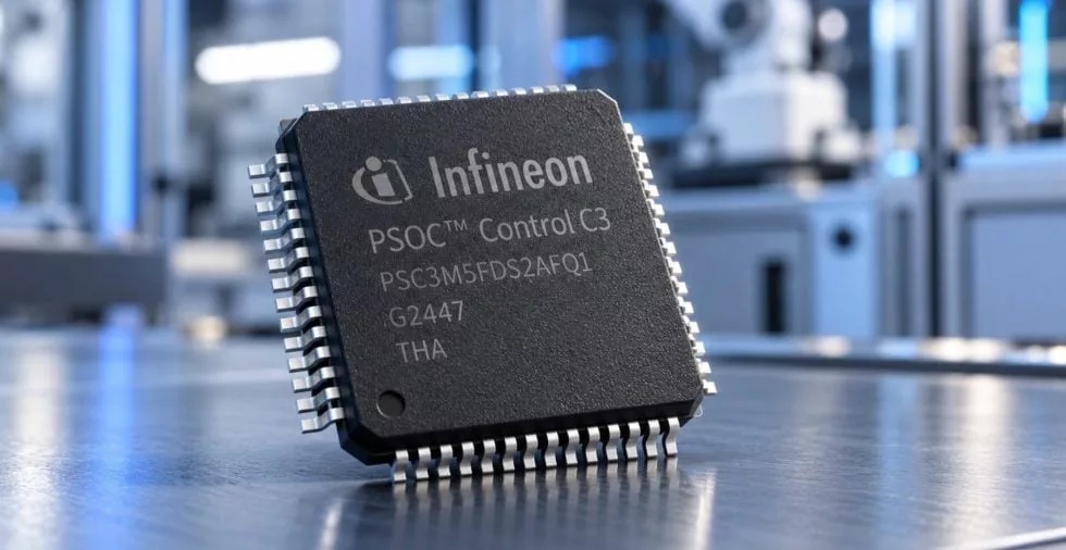 Infineon расширяет линейку PSOC Control C3: контроль четырех моторов и защита от квантовых угроз