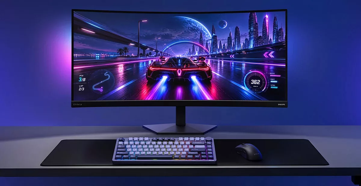 Philips расширяет линейку Evnia новым 36-дюймовым ультрашироким монитором