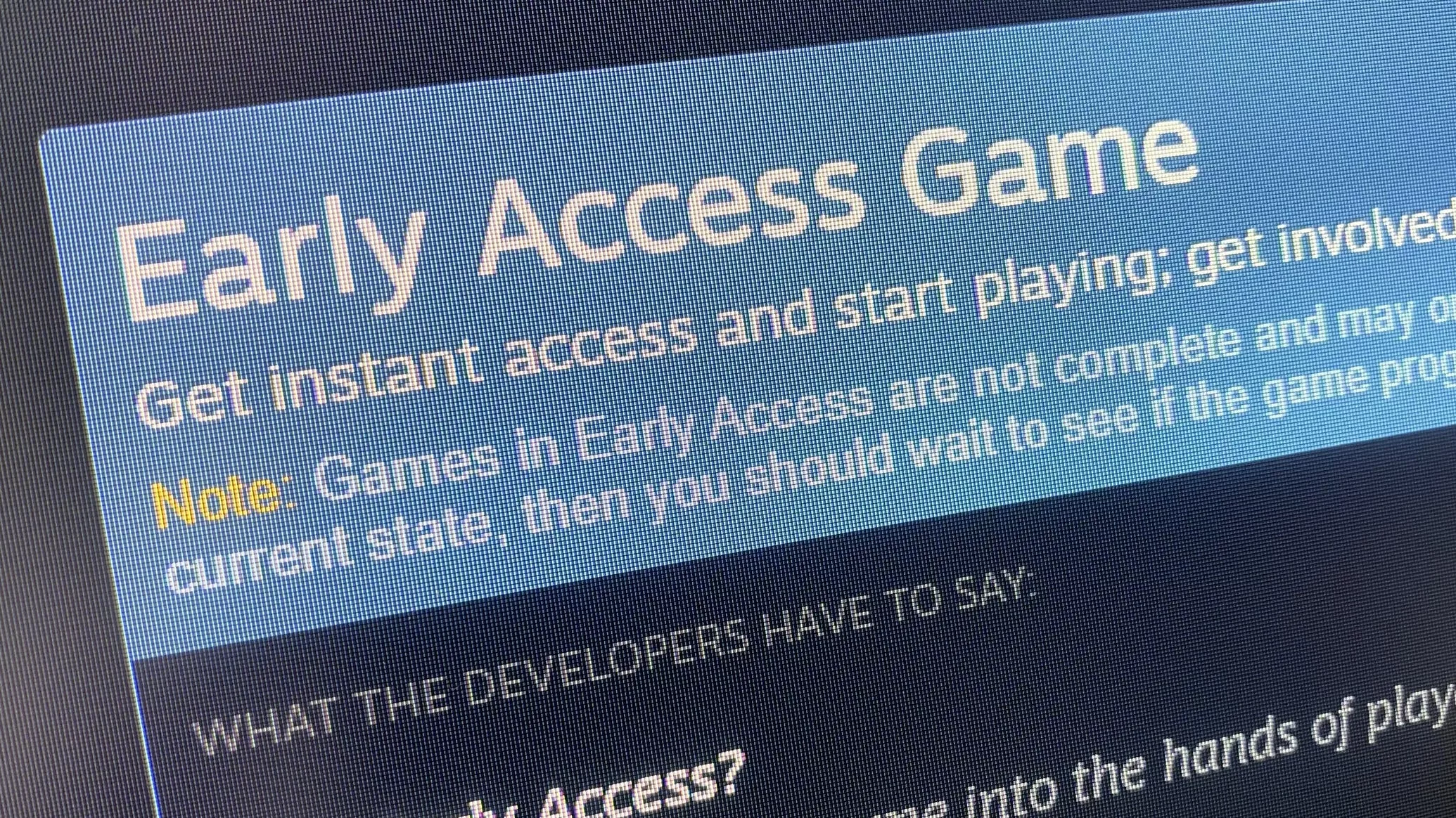 Разработчикам пора относиться к Early Access как к полноценному релизу