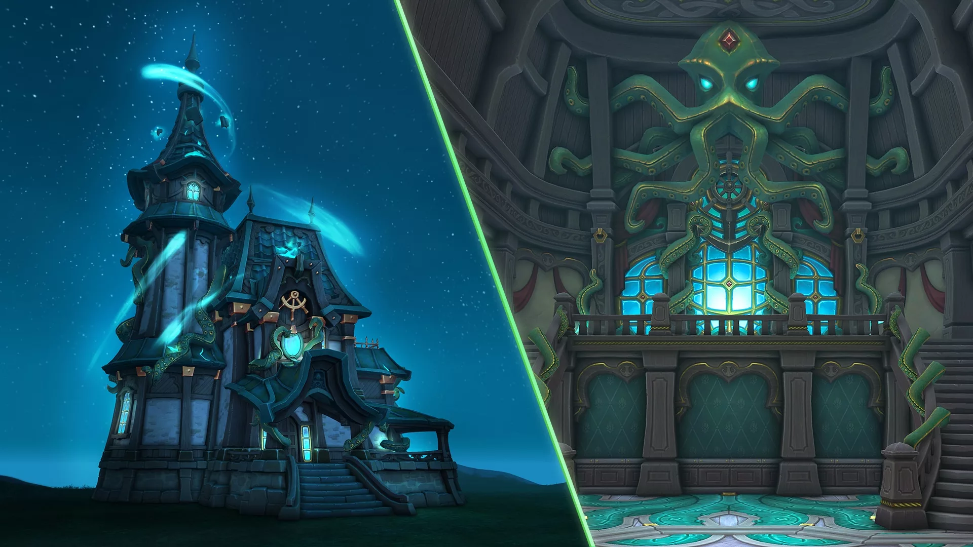Новые наборы Grimtide для World of Warcraft: тематический декор и дома