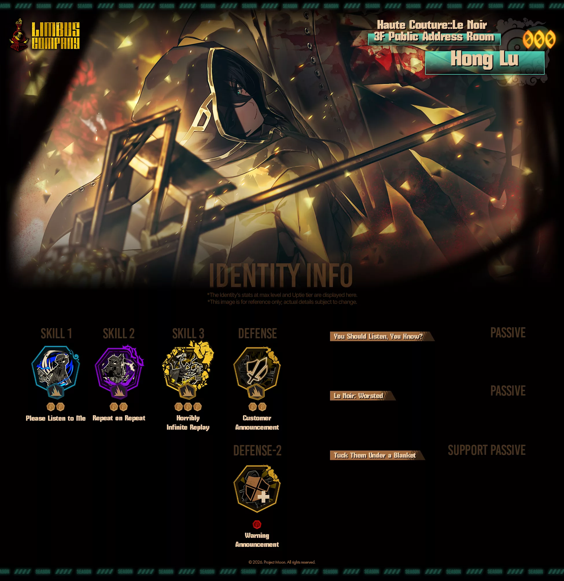 Анонс новых Identity в Limbus Company