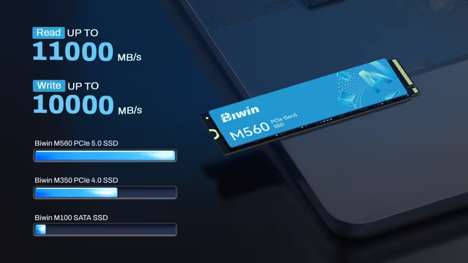 Biwin M560: что дают 11 ГБ/с при среднем потреблении ниже 5,2 Вт